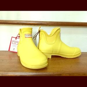 Hunter for Target Women’s Ankle Boots Yellow-Sz 7